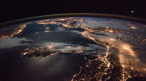 World lit up: Stunning European night sky as seen from ISS - VIDEO